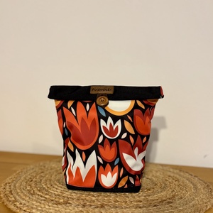 Uzsonnás táska,  PUL béléssel (élelmiszerbarát), Táska & Tok, Uzsonna- & Ebéd tartó, Ebéd tasak, doboz, Varrás, MESKA