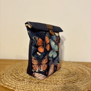 Uzsonnás táska,  PUL béléssel (élelmiszerbarát) - táska & tok - uzsonna- & ebéd tartó - ebéd tasak, doboz - Meska.hu