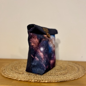 Uzsonnás táska,  PUL béléssel (élelmiszerbarát) - táska & tok - uzsonna- & ebéd tartó - ebéd tasak, doboz - Meska.hu