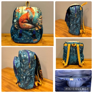 Waldorf Iskolatáska szett, egyedi rókás - táska & tok - hátizsák - iskolatáska - Meska.hu