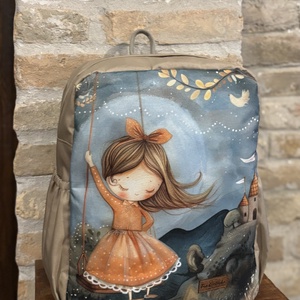 Egyedi hátizsák, Waldorf Iskolatáska - táska & tok - hátizsák - iskolatáska - Meska.hu