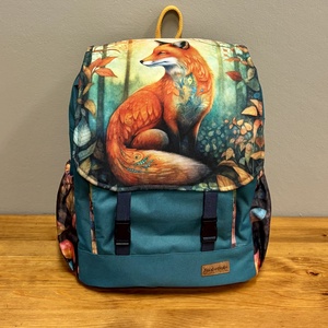 Waldorf Iskolatáska, egyedi nyomtatott képpel , Táska & Tok, Hátizsák, Iskolatáska, Varrás, MESKA