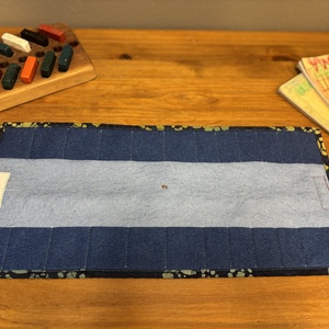 Krétakukac, tolltartó, neszeszer szett - Waldorf  - otthon & életmód - papír, írószer - tolltartó & ceruzatekercs - Meska.hu