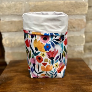 Uzsonnás táska,  PUL béléssel (élelmiszerbarát) - táska & tok - uzsonna- & ebéd tartó - ebéd tasak, doboz - Meska.hu