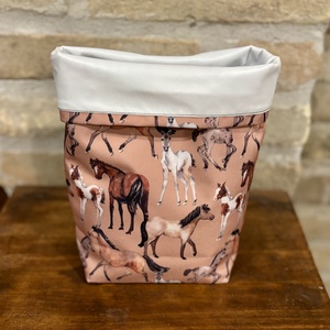 Uzsonnás táska,  PUL béléssel (élelmiszerbarát) - táska & tok - uzsonna- & ebéd tartó - ebéd tasak, doboz - Meska.hu