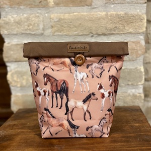 Uzsonnás táska,  PUL béléssel (élelmiszerbarát) - Meska.hu