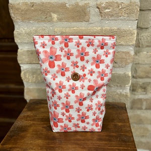 Uzsonnás táska,  PUL béléssel (élelmiszerbarát) - táska & tok - uzsonna- & ebéd tartó - ebéd tasak, doboz - Meska.hu