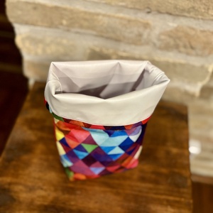 Uzsonnás táska,  PUL béléssel (élelmiszerbarát) - táska & tok - uzsonna- & ebéd tartó - ebéd tasak, doboz - Meska.hu