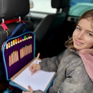 Rajzkészlet táska, utazáshoz is - táska & tok - hátizsák - iskolatáska - Meska.hu