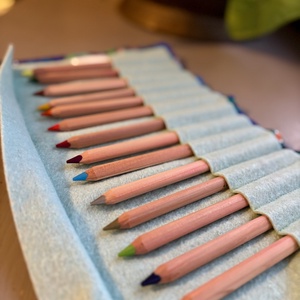 Ceruzakukac, ceruzatartó és neszeszer Waldorf , Otthon & Életmód, Papír, írószer, Tolltartó & Ceruzatekercs, Varrás, MESKA