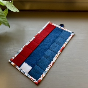 Krétakukac, méhviaszkréta tartó - Waldorf  - otthon & életmód - papír, írószer - tolltartó & ceruzatekercs - Meska.hu