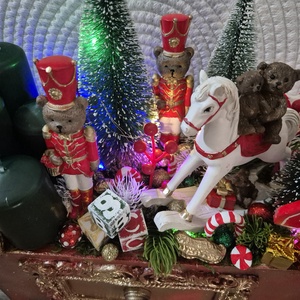 Fiókos ledes adventi dísz - karácsony - adventi díszek - adventi koszorú - Meska.hu