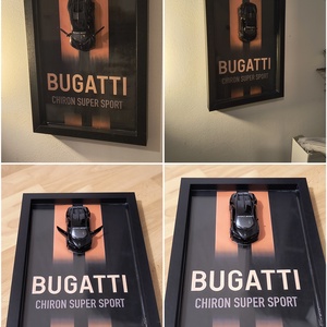 3D Autós falikép Bugatti - otthon & életmód - dekoráció - kép & falikép - 3d képek - Meska.hu