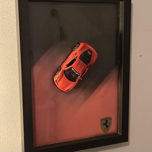 3D Autós falikép Ferrari - otthon & életmód - dekoráció - kép & falikép - 3d képek - Meska.hu