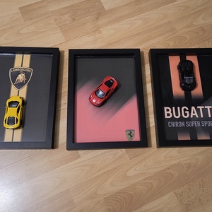 3D Autós falikép Ferrari - otthon & életmód - dekoráció - kép & falikép - 3d képek - Meska.hu