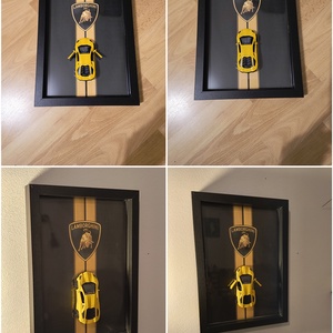 3D Autós falikép Lamborghini - otthon & életmód - dekoráció - kép & falikép - 3d képek - Meska.hu