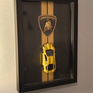 3D Autós falikép Lamborghini - otthon & életmód - dekoráció - kép & falikép - 3d képek - Meska.hu