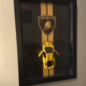 3D Autós falikép Lamborghini - Meska.hu