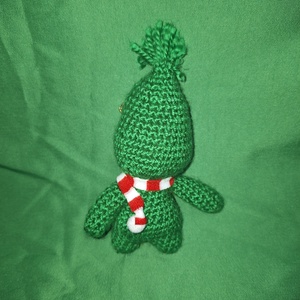 Grinch - karácsony - karácsonyi lakásdekoráció - karácsonyfa szoknya, karácsonyfa alátét - Meska.hu