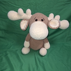 Horgolt szarvas - Meska.hu