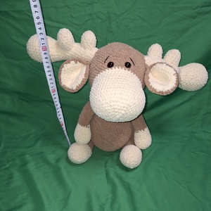 Horgolt szarvas - játék & sport - plüssállat & játékfigura - más figura - Meska.hu
