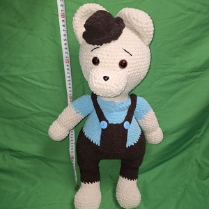 Horgolt maci - játék & sport - plüssállat & játékfigura - maci - Meska.hu