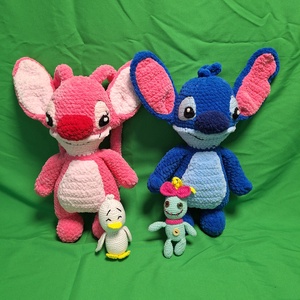 Stich és Angel - Meska.hu