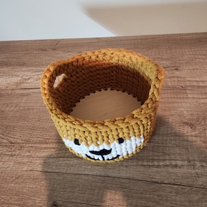 Maci kosár  a melegséget sugárzó társ - otthon & életmód - babaszoba, gyerekszoba - játéktároló - Meska.hu