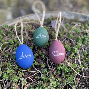 Névre szóló húsvéti tojás - Meska.hu