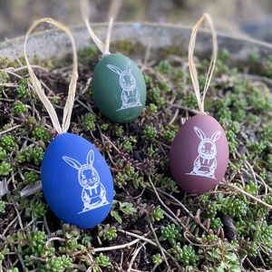 Névre szóló húsvéti tojás - ünnepi díszek, dekorációk - húsvéti díszek és dekorációk - húsvéti tojás, hímestojás - Meska.hu