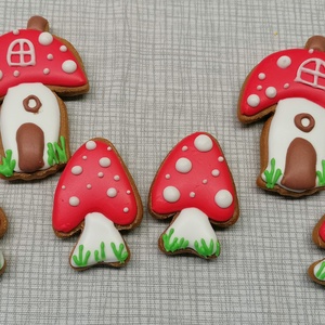 Mézeskalács gombák - élelmiszer - édesség - Meska.hu