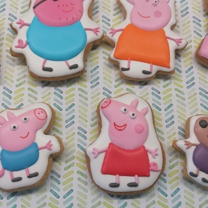 Pepa malac mézeskalács tortadekoráció - élelmiszer - édesség - Meska.hu