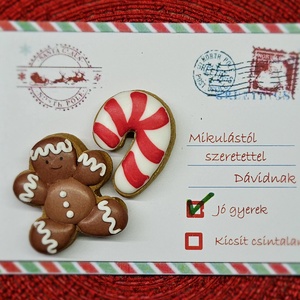 Levél a Mikulástól mézeskaláccsal - karácsony - mikulás - mikulás ajándékok - Meska.hu