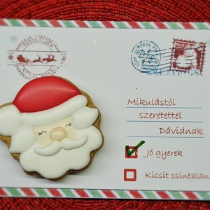 Levél a Mikulástól mézeskaláccsal - karácsony - mikulás - mikulás ajándékok - Meska.hu
