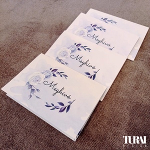 Esküvői meghívó- romantikus, virágos - esküvő - meghívó & kártya - meghívó - Meska.hu