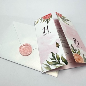 Esküvői meghívó - romantikus, virágos, Esküvő, Meghívó & Kártya, Meghívó, Fotó, grafika, rajz, illusztráció, MESKA