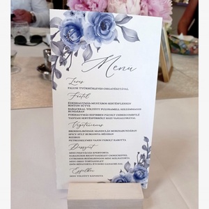 Menü és ültetőkártya szerkesztési díj, Esküvő, Meghívó & Kártya, Menü, Fotó, grafika, rajz, illusztráció, MESKA