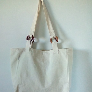 Lenvászon szatyor tote bag - Meska.hu
