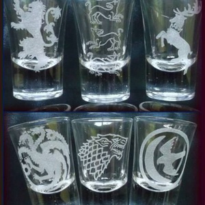 Trónok harca poharak- game of thrones -  - Meska.hu