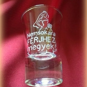 Leánybúcsúra pálinkás pohár, Ékszer, Ékszertartó, Ékszerdoboz, Gravírozás, pirográfia, MESKA