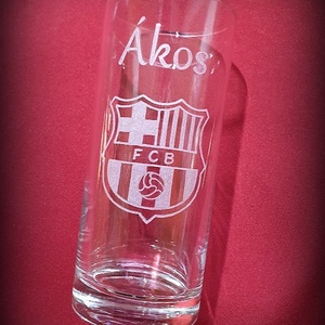 FC Barcelona - pohár névvel - Meska.hu