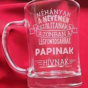 Papának - korsó - otthon & életmód - konyhafelszerelés, tálalás - tálalás - sörös pohár és korsó - Meska.hu