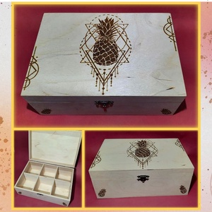 Teatartó - ananász - Meska.hu