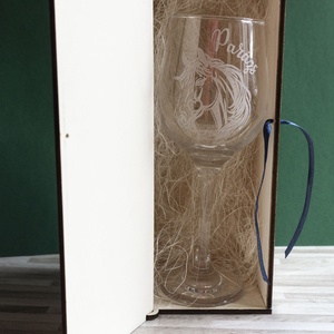 Lovas - boros pohár szett - esküvő - meghívó & kártya - tanú felkérő - Meska.hu