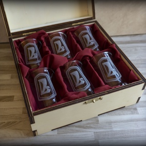 Pálinkás szett- Lada rajongóknak! :), Otthon & Életmód, Konyhafelszerelés, tálalás, Tálalás, Pálinkás poharak, szettek, Gravírozás, pirográfia, MESKA