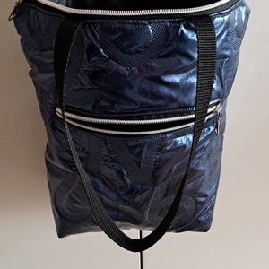 Stílusos sötétkék táska. - táska & tok - kézitáska & válltáska - válltáska - Meska.hu