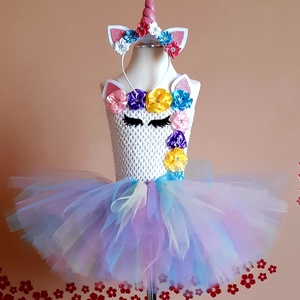 Unikornis varázs tüllruha � pasztell álomruha kislányoknak - Meska.hu