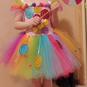 Cukorka jelmez � színes tüll szoknyás jelmez kislányoknak - ruha & divat - jelmez & álarc - jelmez - Meska.hu