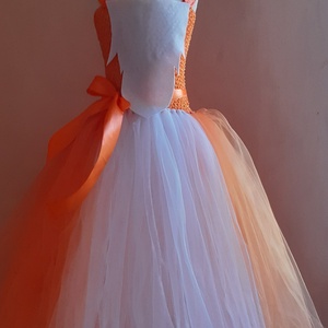 Róka jelmez kislányoknak � tüll szoknyával, farokkal és fejpánttal, Ruha & Divat, Jelmez & Álarc, Jelmez, Csomózás, MESKA