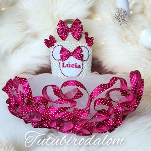 Névre szóló masnis tütü szett � 68�128-as méretig  - baba - mama - babaruházat - baba ruhák - Meska.hu